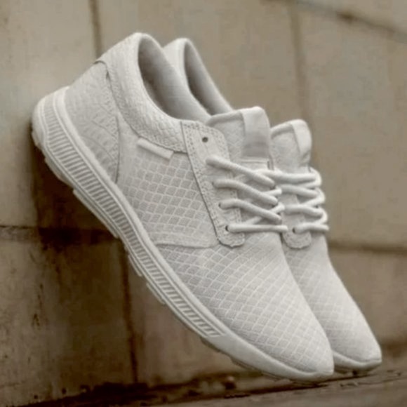 Supra Other - SUPRA Hammer Run ivory leather & white mesh men's lace up skate trainers 11 NWT